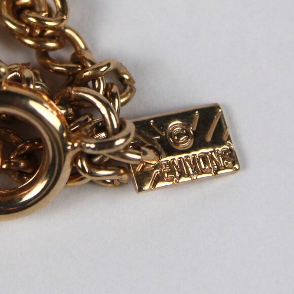 Vintage Emmons Gold-Tone Chain & Faux Pearl Necklace 23" - Picture 8 of 8